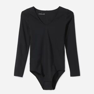 Everlane Black Supima Bodysuit